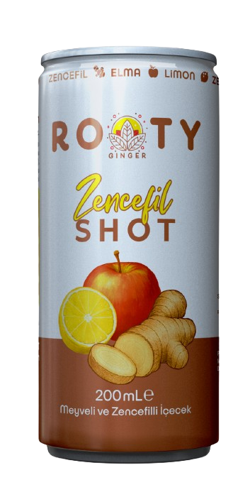Rooty Zencefil Shot Şişesi